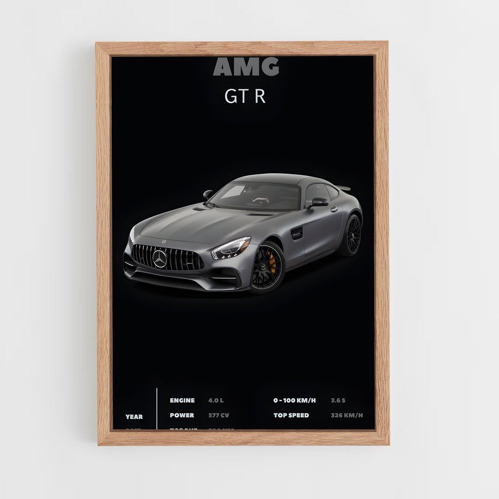 Poster Vitesse de Luxe – affiche Mercedes (vue 4)